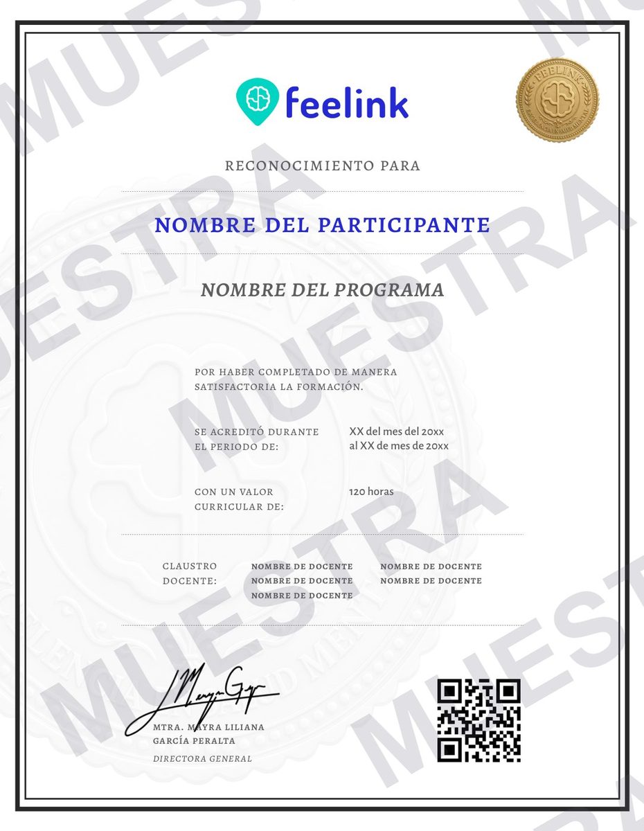 Muestra de Reconocimiento de experto
