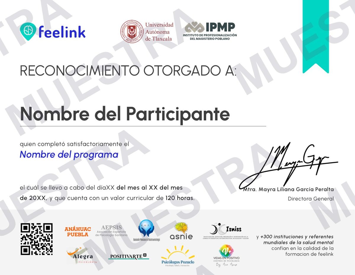Muestra de Constancia Feelink